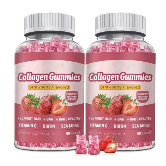 Premium Multi-Collagen Peptides 2500mg bottle - Hair, skin, nails and joint support Kenya
