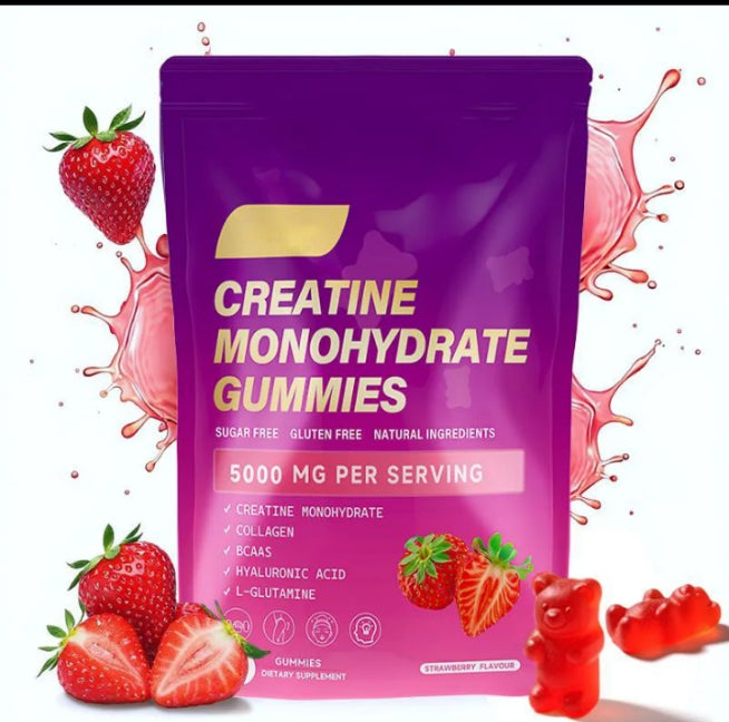Premium Creatine Monohydrate Gummies 5000mg - Muscle growth and performance supplement Kenya
