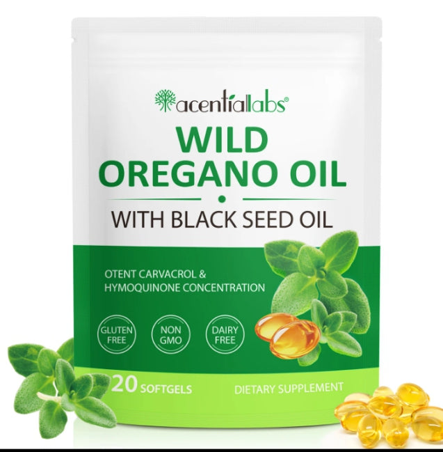 Wild Oregano Oil with Black Seed Oil—Immune support and wellness supplement Kenya
