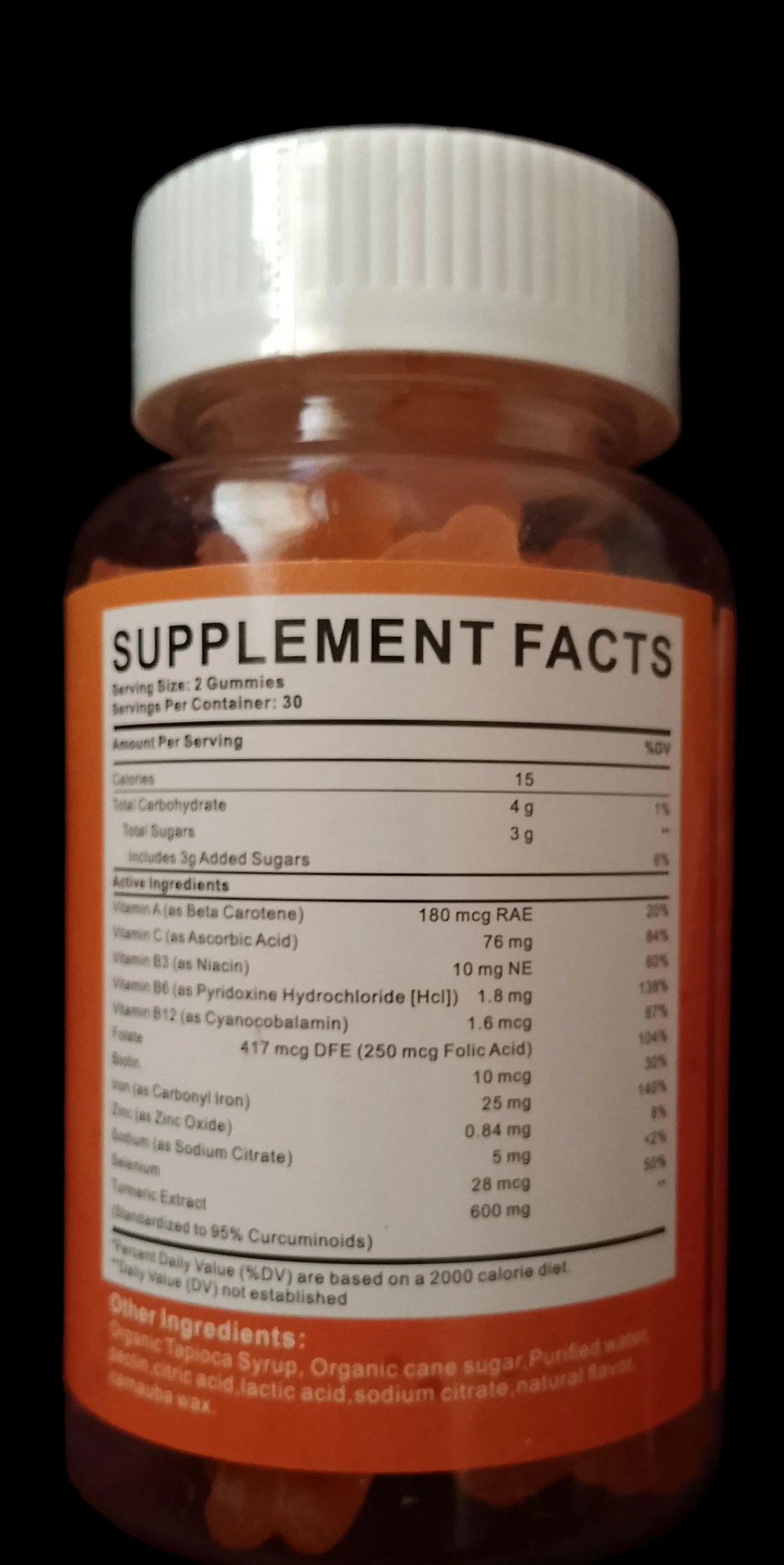 Natural iron supplement gummies with turmeric—no metallic taste
