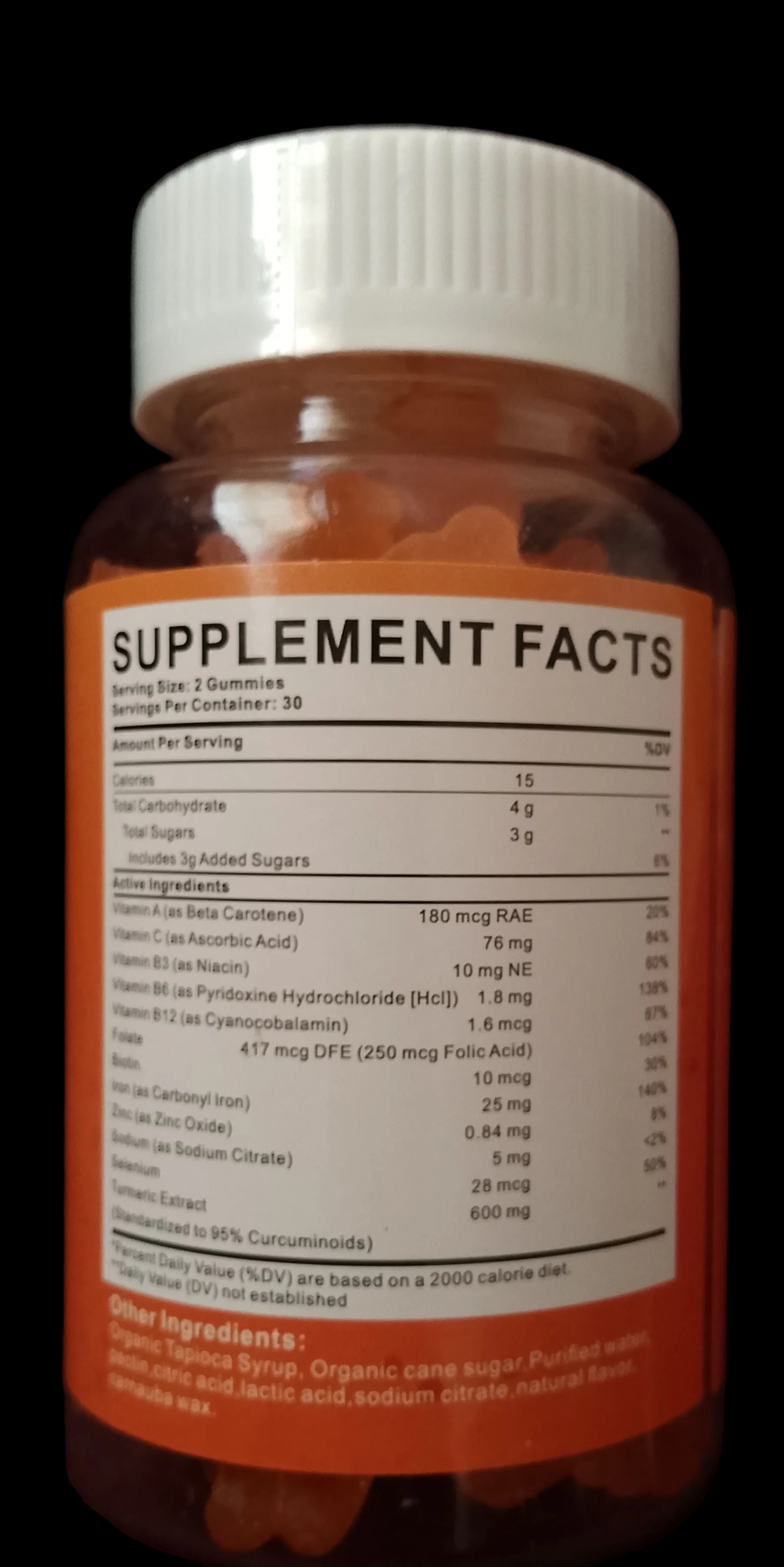 Natural iron supplement gummies with turmeric—no metallic taste
